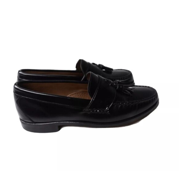 Allen Edmonds Stowe Tassel Loafers Size 8.5 C  Black Leather Shoes main image 8